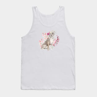 Floral Catahoula Tank Top